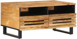vidaXL tömör nyers mangófa dohányzóasztal 80 x 55 x 40 cm (377501) - vidaxl