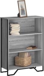 vidaXL szürke sonoma színű szerelt fa könyvespolc 80 x 31 x 106 cm (848627)