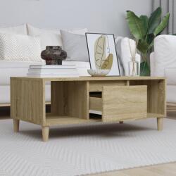 vidaXL sonoma tölgy színű szerelt fa dohányzóasztal 90 x 50 x 36, 5 cm (821063) - vidaxl