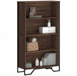 vidaXL barna tölgy színű szerelt fa könyvszekrény 80 x 31 x 137, 5 cm (848633)
