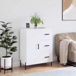 vidaXL magasfényű fehér szerelt fa tálalószekrény 69, 5 x 34 x 90 cm (827926)