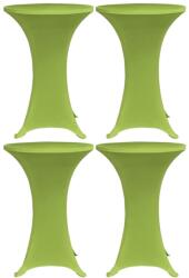 vidaXL 4 db zöld sztreccs asztalterítő 70 cm (279088)