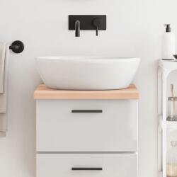 vidaXL kezeletlen tömör fa fürdőszobai pult 40x60x(2-4) cm (3156003)