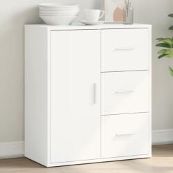 vidaXL fehér szerelt fa tálalószekrény 60 x 31 x 70 cm (840471) - vidaxl