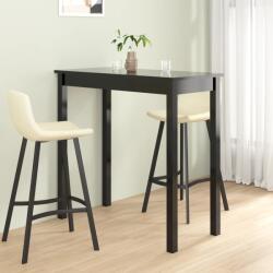 vidaXL fekete MDF bárasztal 115 x 55 x 107 cm (240378)