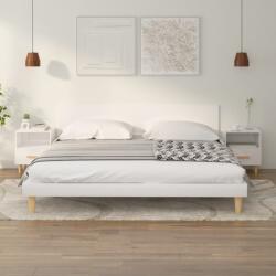 vidaXL 2 db magasfényű fehér éjjeliszekrény 40x35x47 cm (812019)