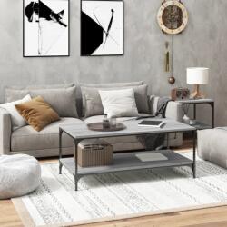 vidaXL szürke sonoma szerelt fa dohányzóasztal 100 x 50 x 40 cm (819365)