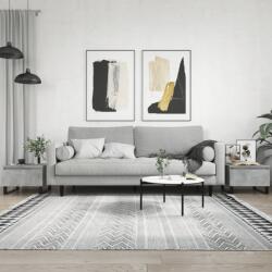 vidaXL 2 db betonszürke szerelt fa dohányzóasztal 50 x 46 x 35 cm (830885)