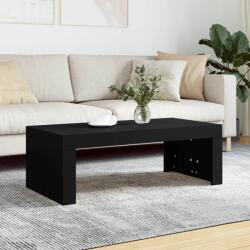 vidaXL fekete szerelt fa dohányzóasztal 102 x 50 x 36 cm (823367)