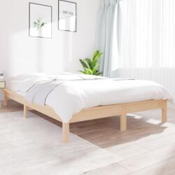 vidaXL tömör fenyőfa ágykeret 160 x 200 cm (820551)