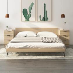 vidaXL 2 db sonoma-tölgy színű éjjeliszekrény 40 x 36 x 65 cm (811275)