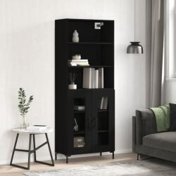 vidaXL fekete szerelt fa magasszekrény 69, 5 x 34 x 180 cm (3189318)