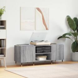 vidaXL szürke sonoma színű szerelt fa hanglemezszekrény 121x38x48 cm (831674)