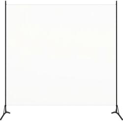 vidaXL fehér 1 paneles szövet paraván 175 x 180 cm (320735) - vidaxl