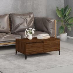 vidaXL barna tölgyszínű szerelt fa dohányzóasztal 90x50x36, 5 cm (821123)