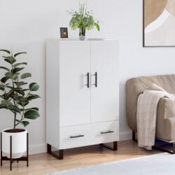 vidaXL magasfényű fehér szerelt fa magasszekrény 69, 5 x 31 x 115 cm (828262)