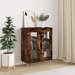 vidaXL füstös tölgy színű szerelt fa tálalószekrény 69, 5 x 34 x 90 cm (827777)