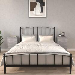 vidaXL 2 db szürke sonoma színű éjjeliszekrény 40 x 35 x 70 cm (819721)