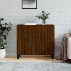 vidaXL barna tölgy színű szerelt fa tálalószekrény 90 x 34 x 80 cm (828139)