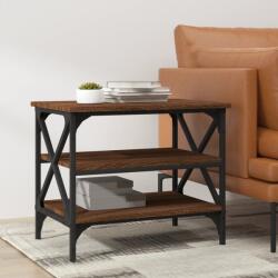vidaXL barna tölgy színű szerelt fa kisasztal 55 x 38 x 45 cm (823336)