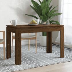 vidaXL barna tölgy színű szerelt fa étkezőasztal 120 x 60 x 75 cm (815389) - vidaxl