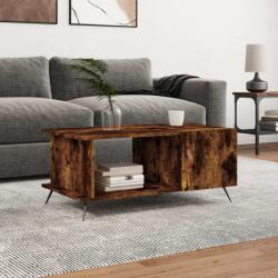 vidaXL füstös tölgy színű szerelt fa dohányzóasztal 90 x 50 x 40 cm (829465)