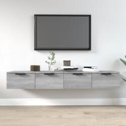 vidaXL 2 db szürke sonoma szerelt fa fali szekrény 68 x 30 x 20 cm (3115898)