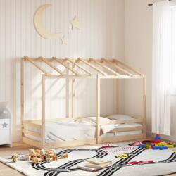 vidaXL tömör fenyőfa gyerekágy tetővel 75 x 190 cm (847009)