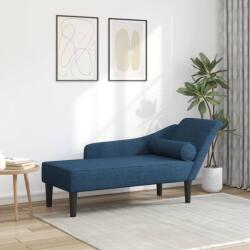 vidaXL kék szövet dívány párnával (4007603) - vidaxl