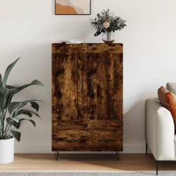 vidaXL füstös tölgy színű szerelt fa magasszekrény 69, 5 x 31 x 115 cm (830321)