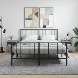 vidaXL 2 db szürke sonoma színű szerelt fa éjjeliszekrény 40x35x47, 5cm (827481)