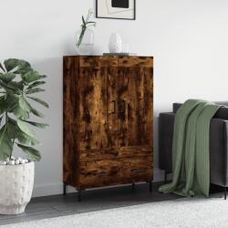 vidaXL füstös tölgy színű szerelt fa magasszekrény 69, 5 x 31 x 115 cm (830329)