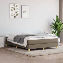vidaXL tópszínű szövet rugós ágy matraccal 140 x 200 cm (3144179)