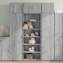 vidaXL szürke sonoma színű szerelt fa magasszekrény 70 x 41 x 185 cm (3281692) - vidaxl