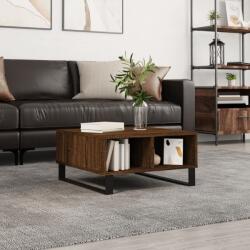 vidaXL barna tölgyszínű szerelt fa dohányzóasztal 60 x 60 x 30 cm (827051) - vidaxl