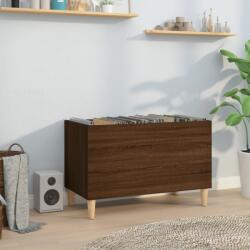 vidaXL barna tölgyszínű szerelt fa hanglemezszekrény 74, 5x38x48 cm (831964)