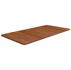 vidaXL sötétbarna kezelt tömör fa fürdőszobai pult 100x50x1, 5 cm (343025)