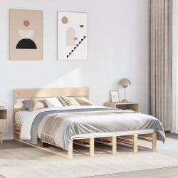 vidaXL tömör fenyőfa ágy matrac nélkül 135 x 190 cm (3302312)
