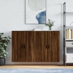 vidaXL 2 db barna tölgy színű faliszekrény 69, 5 x 34 x 90 cm (3195642)