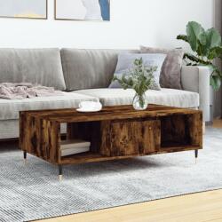 vidaXL füstös tölgy színű szerelt fa dohányzóasztal 104x60x35 cm (827081) - vidaxl
