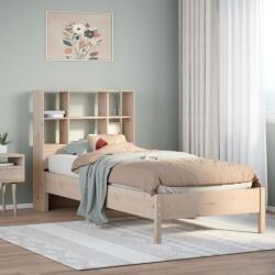 vidaXL tömör fenyőfa könyvespolcos ágy matrac nélkül 75 x 190 cm (3322894)