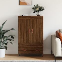 vidaXL barna tölgyszínű szerelt fa magasszekrény 69, 5 x 31 x 115 cm (830299)