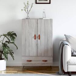 vidaXL szürke sonoma szerelt fa magasszekrény 69, 5 x 31 x 115 cm (828210) - vidaxl