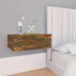 vidaXL 2 db füstös tölgy színű függő éjjeliszekrény 40 x 30 x 15 cm (815283)