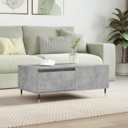 vidaXL betonszürke szerelt fa dohányzóasztal 90x50x36, 5 cm (830800)