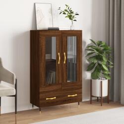 vidaXL barna tölgyszínű szerelt fa magasszekrény 69, 5 x 31 x 115 cm (828283)