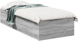 vidaXL sonoma tölgyszínű szerelt fa ágykeret 90 x 200 cm (3281061)