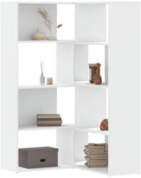 vidaXL 4 szintes fehér szerelt fa sarok könyvespolc 85 x 85 x 140 cm (3307810)