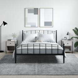 vidaXL 2 db szürke sonoma színű szerelt fa éjjeliszekrény 40x42x50 cm (825940)