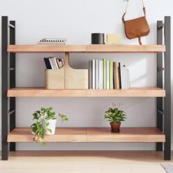 vidaXL világosbarna kezelt tömör tölgyfa fali polc 140 x 60 x (2-6) cm (363707)